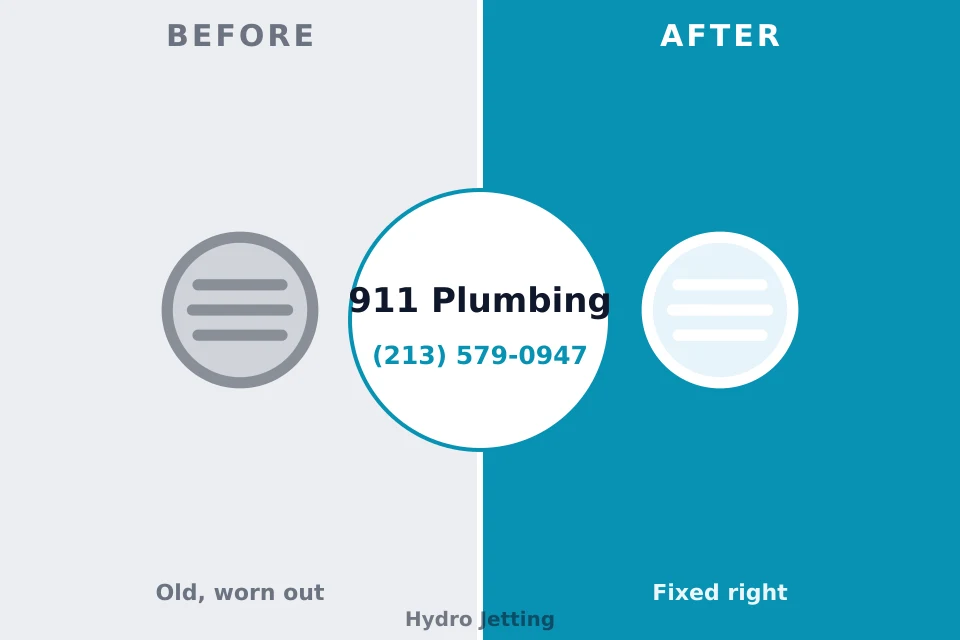 Before and after: plumbing company Bellaire, MI